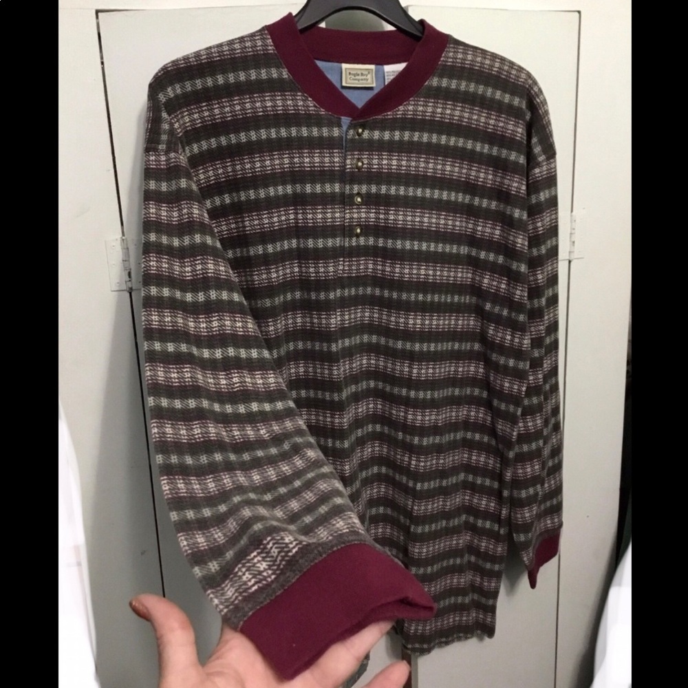 Bugle Boy Plaid Henley